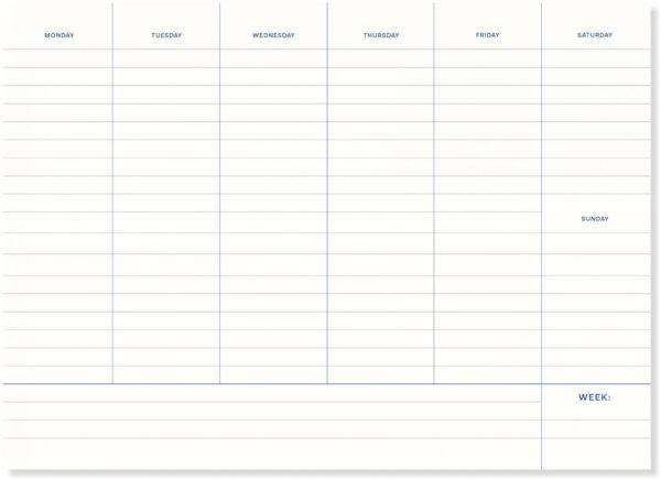 Fabrique a la Carte Deskplanner - Weekplanner - Daisy - Afbeelding 2