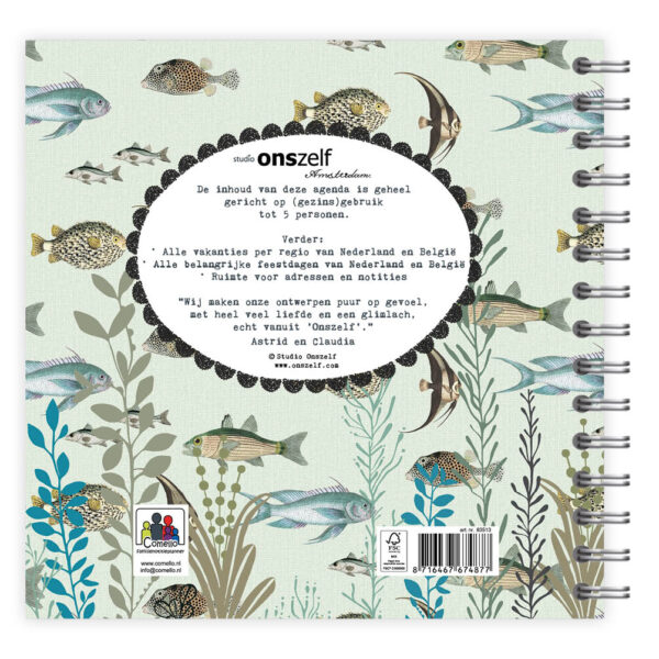 Studio Onszelf Familie Agenda 2023 - Sea Life - Afbeelding 2