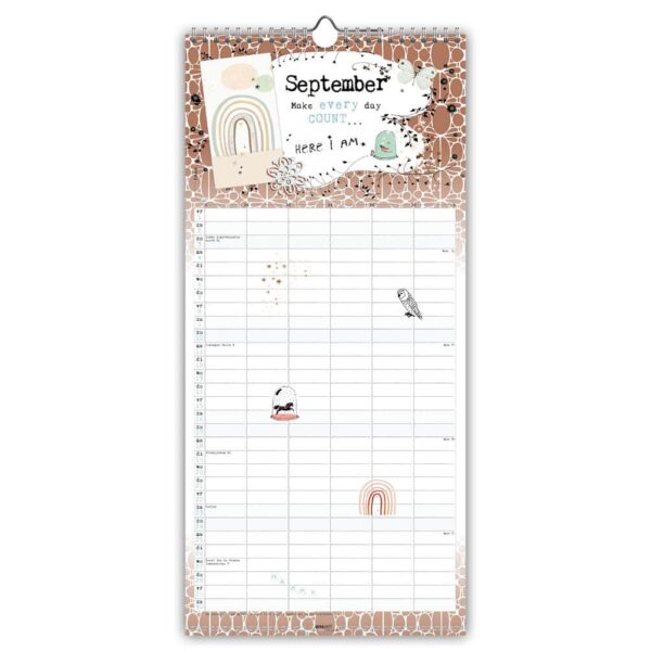 Studio Onszelf Familiekalender (6 personen) Boswandeling 2024 - Afbeelding 2
