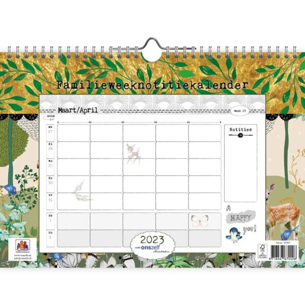 Studio Onszelf Familie weekplanner 2023 - A4 - Afbeelding 3