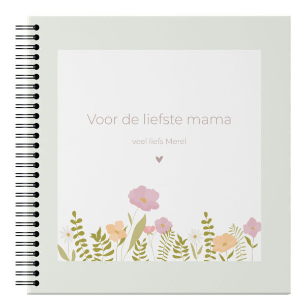 Ontwerp Je Eigen Allerliefste Mama Invulboekje Flower Garden Border (1)