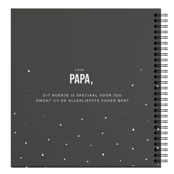 Ontwerp Je Eigen Allerliefste Papa Invulboekje White Dots (2)