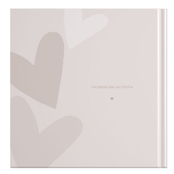 Ontwerp Je Eigen Babyboek Happy Hearts Brown (2)