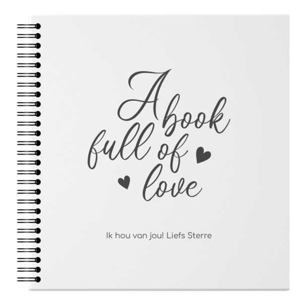 Ontwerp Je Eigen De Allerliefste Dat Ben Jij Invulboekje Full Of Love (1)