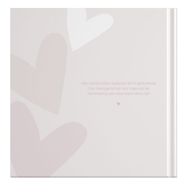 Ontwerp Je Eigen Zwangerschapsdagboek Happy Hearts Pink (2)