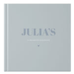 Ontwerp Je Eigen Zwangerschapsdagboek Modern Pastel Blue (1)
