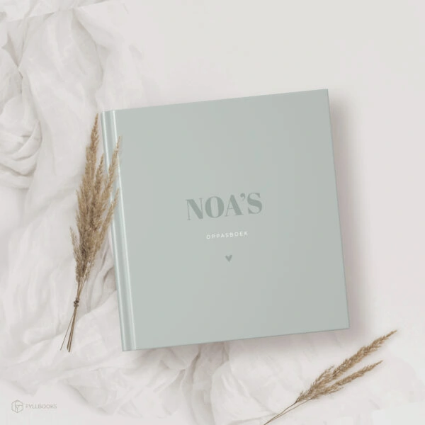 Oppasboek Modern Pastel Green 1