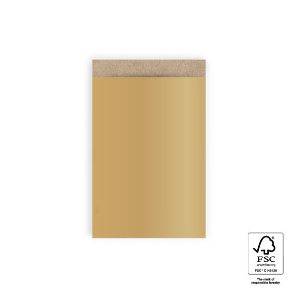 Cadeauzakjes - Craft Gold (12 x 19 cm) - 200 stuks