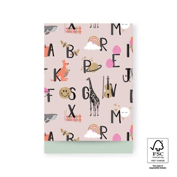 Cadeauzakjes - ABC Sand - Pistache (17 x 25 cm) - 200 stuks