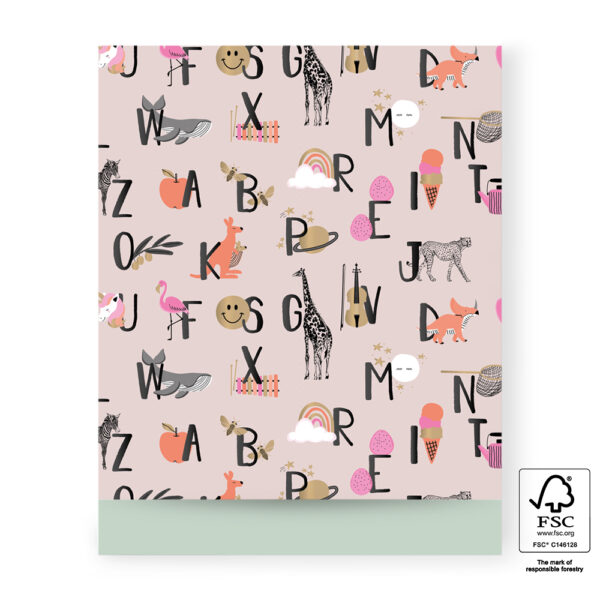 Cadeauzakjes - ABC Sand - Pistache (27 x 34 cm) - 200 stuks