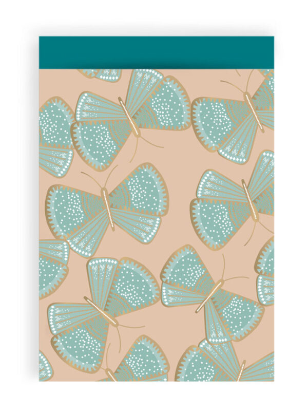 Cadeauzakjes - Big Butterfly Misty Green/Nude - Blue (17 x 25 cm) - 200 stuks