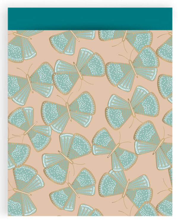 Cadeauzakjes - Big Butterfly Misty Green/Nude - Blue (27 x 34 cm) - 200 stuks