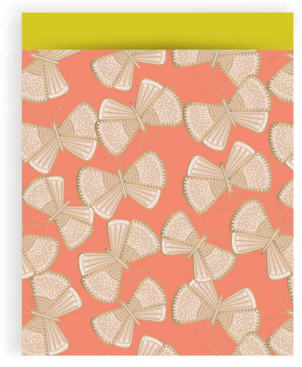Cadeauzakjes - Big Butterfly Nude/Salmon - Yellow (27 x 34 cm) - 200 stuks