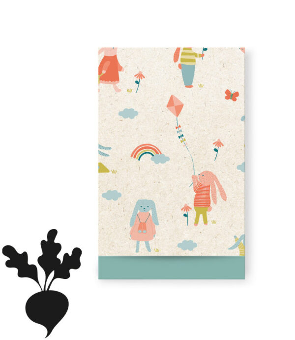 Cadeauzakjes - Sweet Bunny - Misty Green (12 x 19 cm) - 200 stuks
