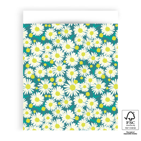 Cadeauzakjes - Daisy Jade Blue (27 x 34 cm) - 200 stuks