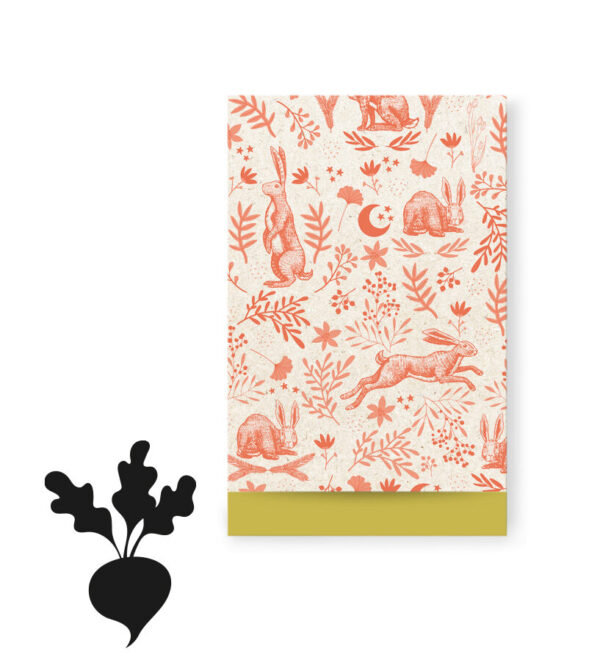Cadeauzakjes - Hare Nature Coral Red - Yellow (12 x 19 cm) - 200 stuks