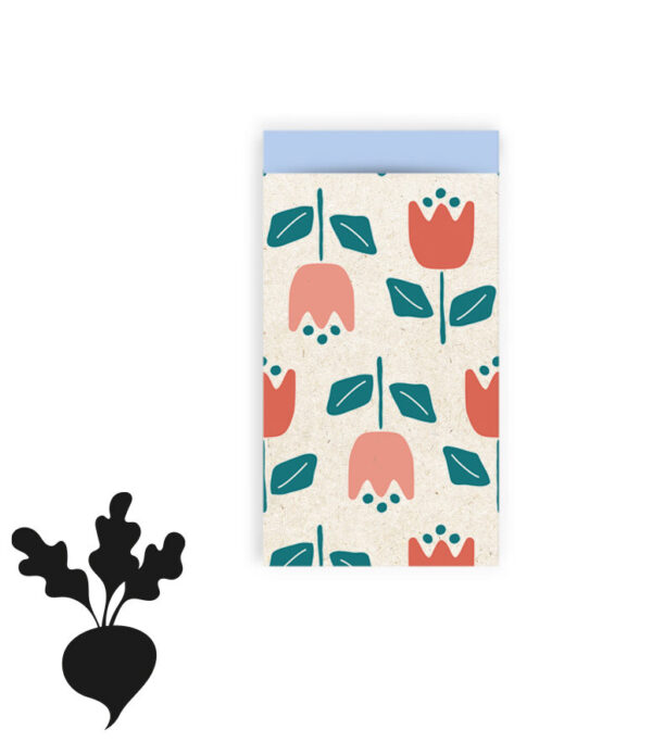 Cadeauzakjes - Tulips - Sky Blue (7 x 13 cm) - 200 stuks