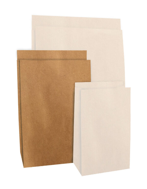 Blokbodemzakken - Craft Brown (17 x 10 x 25 cm) - 100 stuks - Afbeelding 3