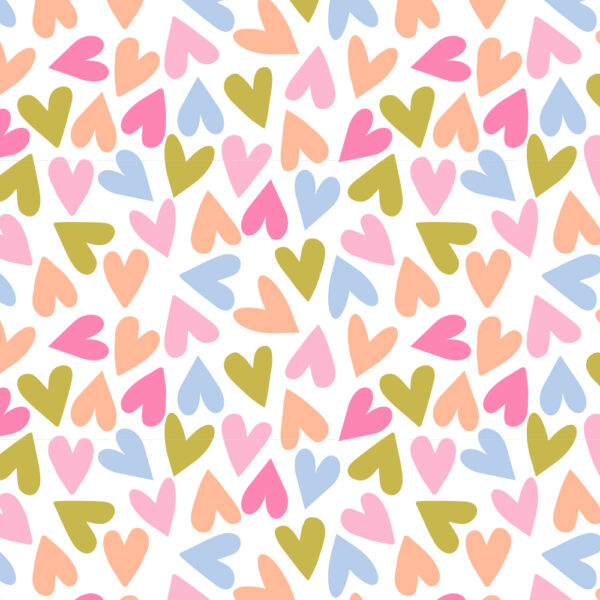 Blokbodemzakken - Hearts (27x15x34 cm) - 100 stuks - Afbeelding 3