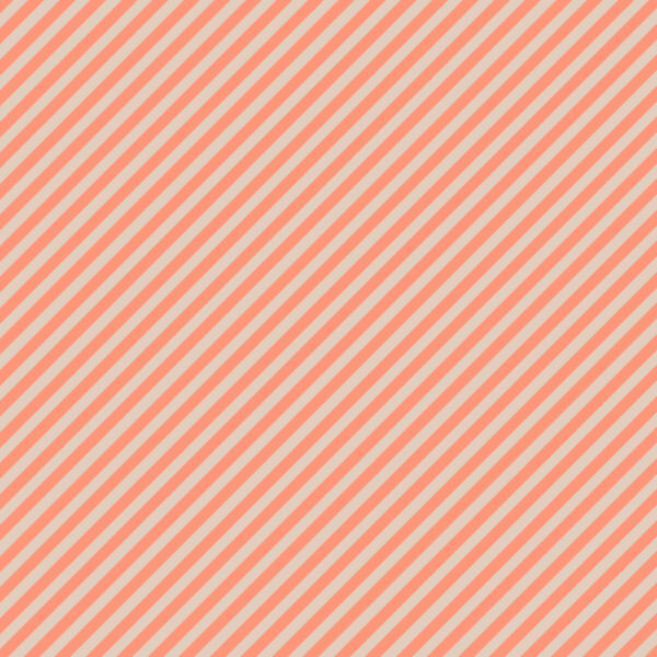 Blokbodemzakken - Stripes Salmon Orange (27x15x34 cm) - 100 stuks - Afbeelding 3