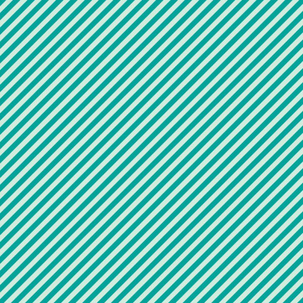 Blokbodemzakken - Stripes Turquoise Blue (12x7x19 cm) - 100 stuks - Afbeelding 3