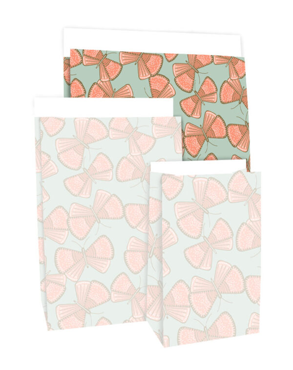Blokbodemzakken - Big Butterfly (27x15x34 cm) - 100 stuks - Afbeelding 4