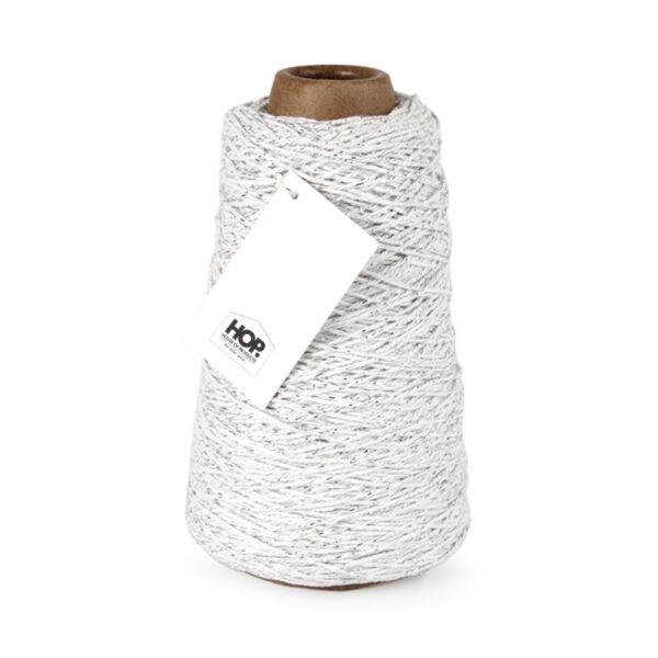 Inpaktouw - White / Silver (0,2 cm) - 300 meter