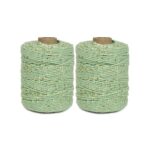 Inpaktouw - Twist - Pistache / Gold (0,2 cm) - 50 meter - 2 rollen