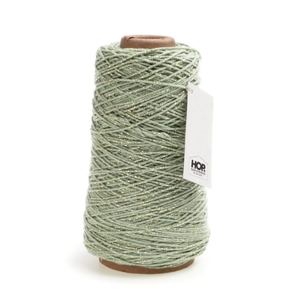 Inpaktouw - Twist - Pistache / Gold (0,2 cm) - 300 meter