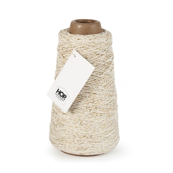 Inpaktouw - Creme / Gold (0,2 cm) - 300 meter