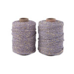 Inpaktouw - Twist - Lavender / Gold (0,2 cm) - 50 meter - 2 rollen