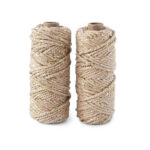 Inpaktouw - Twist - Natural / Gold (0,4 cm) - 25 meter - 2 rollen