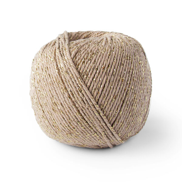 Inpaktouw - Twist - Natural / Gold (0,4 cm) - 150 meter