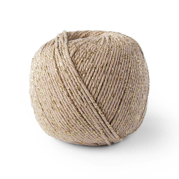 Inpaktouw - Twist - Natural / Gold (0,4 cm) - 150 meter