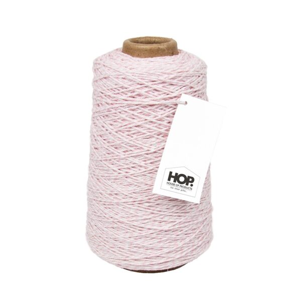 Inpaktouw - White / Pink (0,2 cm) - 500 meter