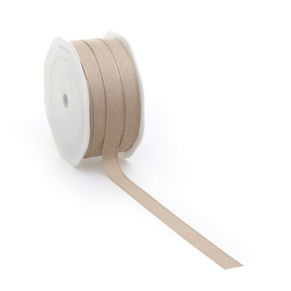 Stoffen Lint - Katoen -  Mocha (1,2 cm) - 20 meter