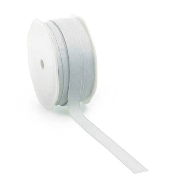Stoffen Lint - Katoen -  Light Grey (1,2 cm) - 20 meter