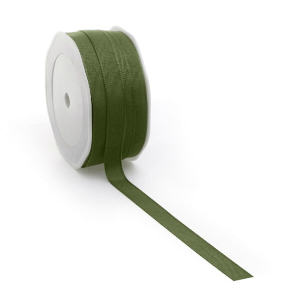Stoffen Lint - Katoen -  Forest Green (1,2 cm) - 20 meter