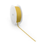 Stoffen Lint - Katoen -  Ocre Yellow (0,3 cm) - 20 meter