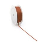 Stoffen Lint - Katoen -  Brick Red (0,3 cm) - 20 meter