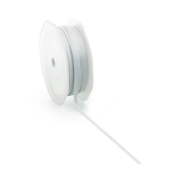 Stoffen Lint - Katoen -  Light Grey (0,3 cm) - 20 meter