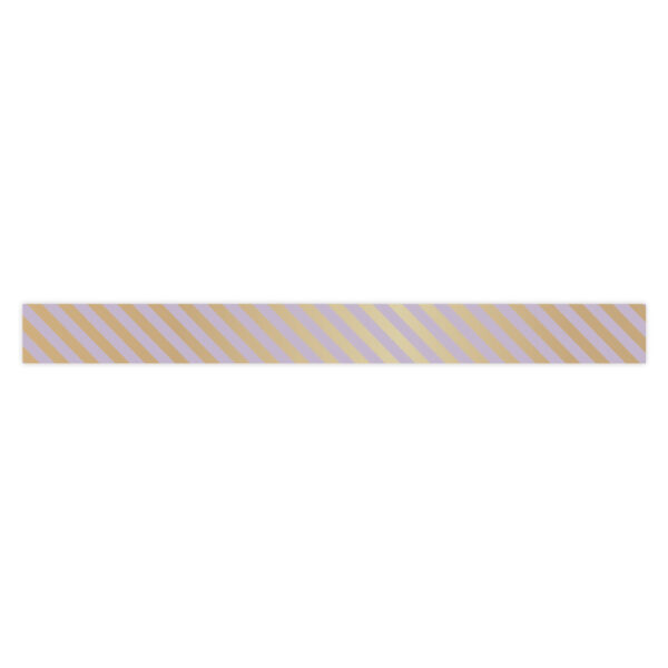 Cadeaulinten - Stripes - Gold Lila (1 cm) - 180 meter - Afbeelding 2