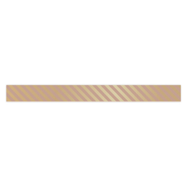 Cadeaulinten - Stripes - Gold Pink (1 cm) - 180 meter - Afbeelding 2
