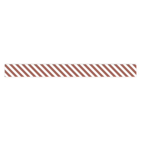 Cadeaulinten - Stripes - Red (1 cm) - 180 meter - Afbeelding 2
