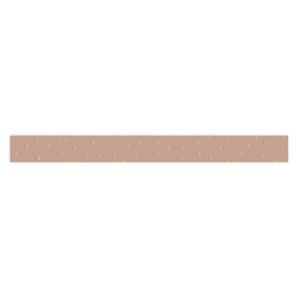 Cadeaulinten - Dots - Gold Warm Pink (1 cm) - 180 meter - Afbeelding 2