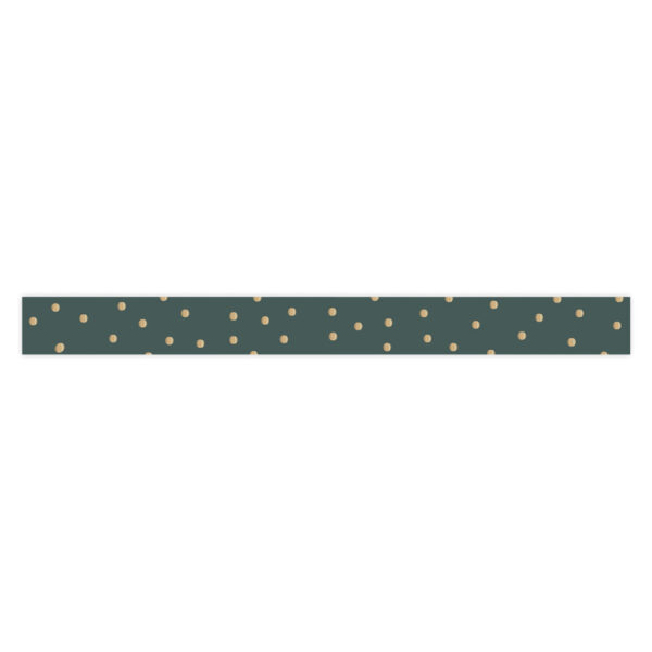 Cadeaulinten - Dots - Jade Blue (1 cm) - 180 meter - Afbeelding 2