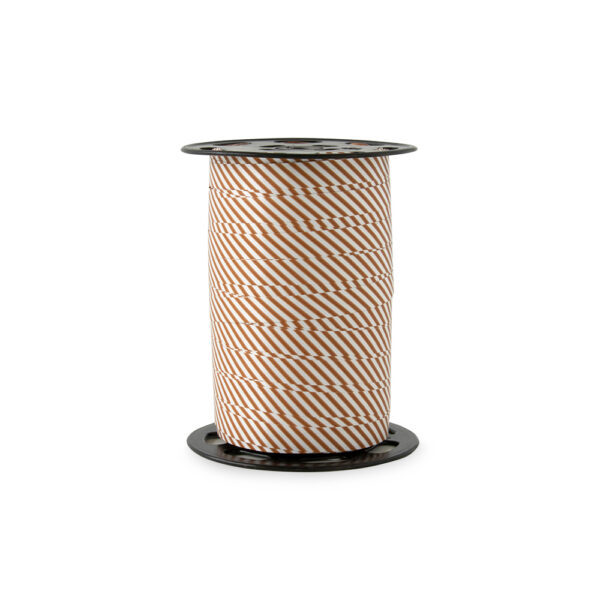 Cadeaulinten - Stripes - Faded Red (1 cm) - 180 meter