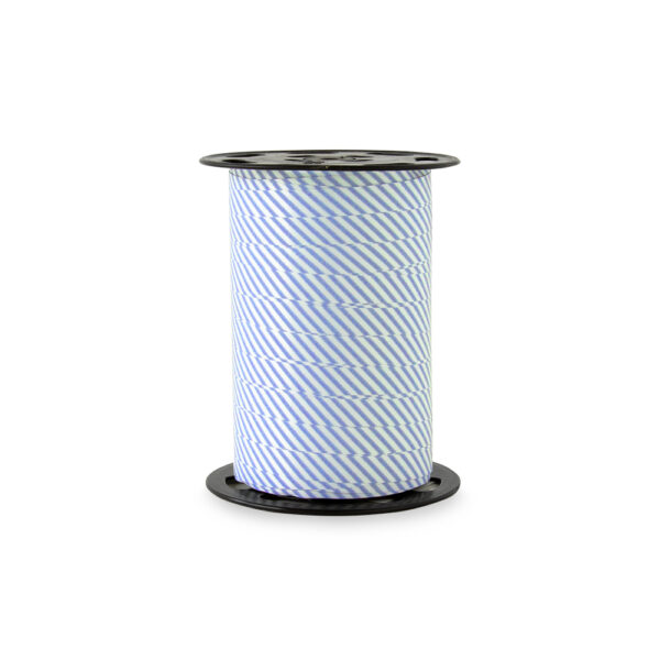 Cadeaulinten - Stripes - Sea Blue (1 cm) - 180 meter