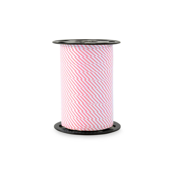 Cadeaulinten - Stripes - Candy Pink (1 cm) - 180 meter
