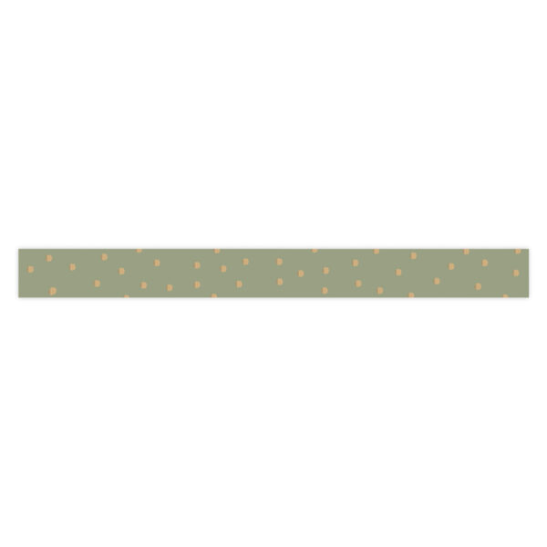 Cadeaulinten - Dots - Old Green (1 cm) - 180 meter - Afbeelding 2